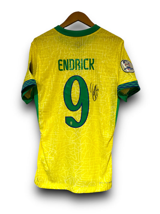 Endrick Brazil - Signed Shirt/Jersey - With Proof