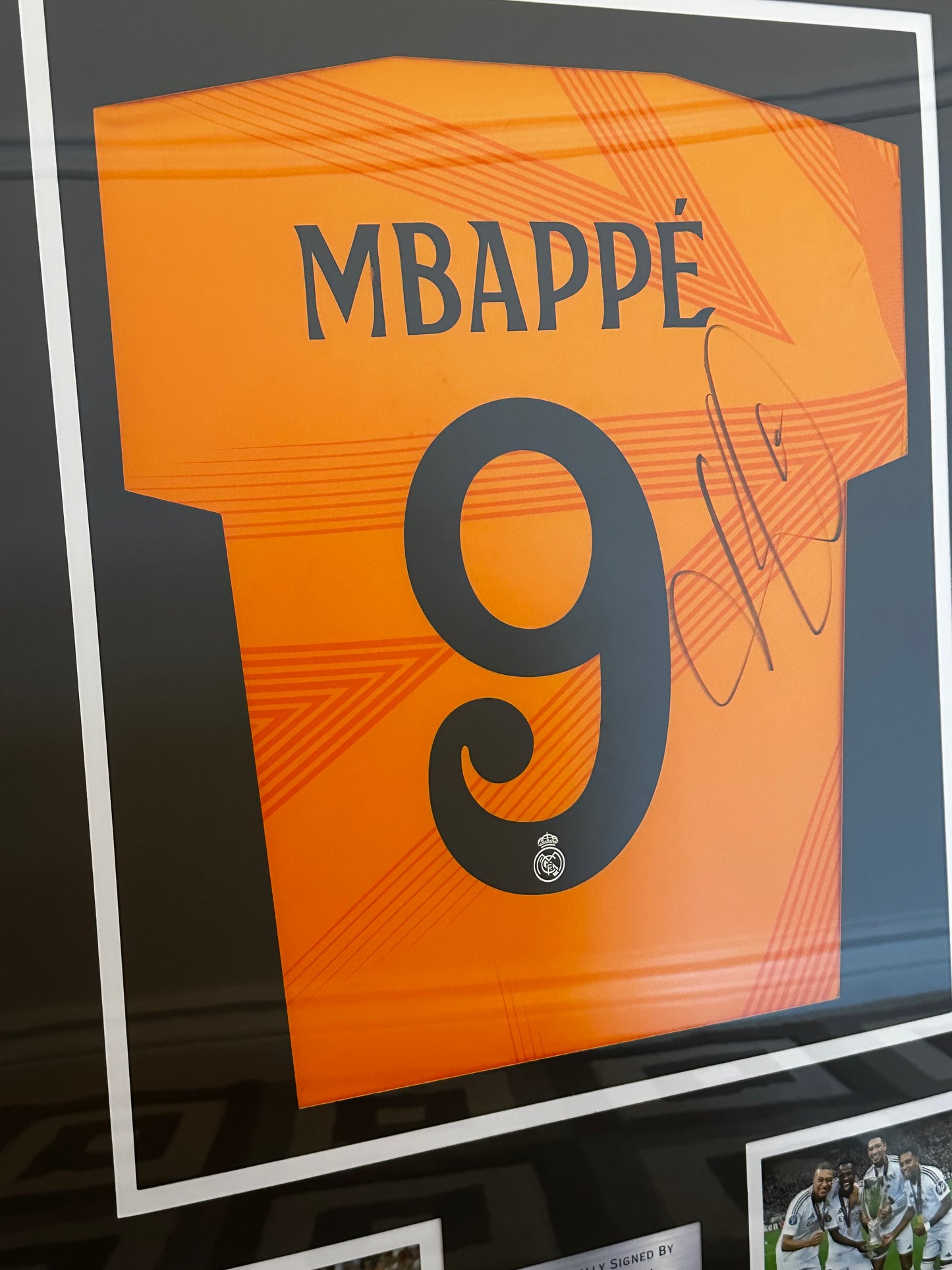 Kylian Mbappe Real Madrid - Signed & Framed Shirt/Jersey - VIDEO PROOF