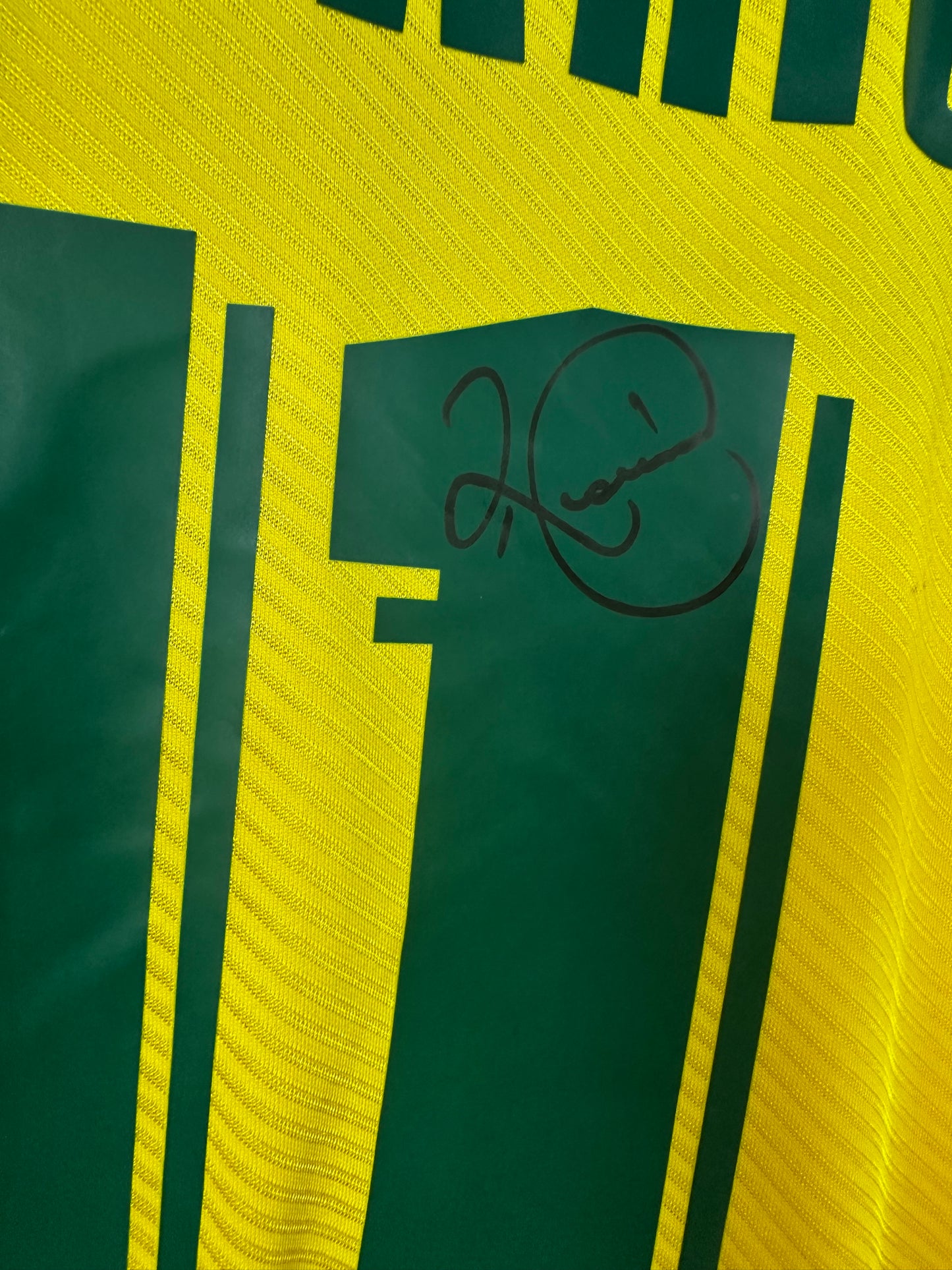 Romario Brazil - Signed Shirt/Jersey - With Proof