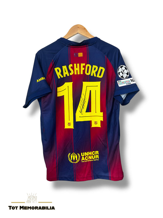 Marcus Rashford Fc Barcelona - Signed Shirt/Jersey - With Proof