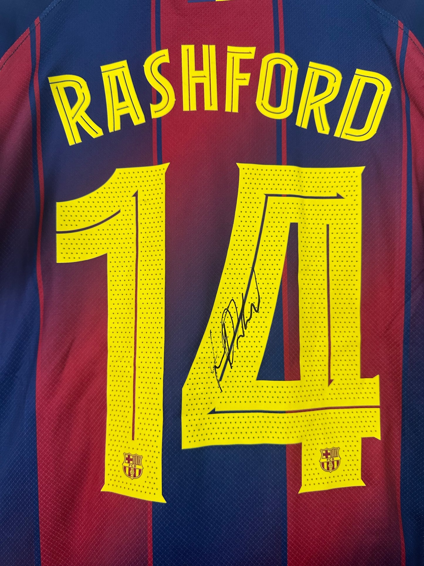 Marcus Rashford Fc Barcelona - Signed Shirt/Jersey - With Proof