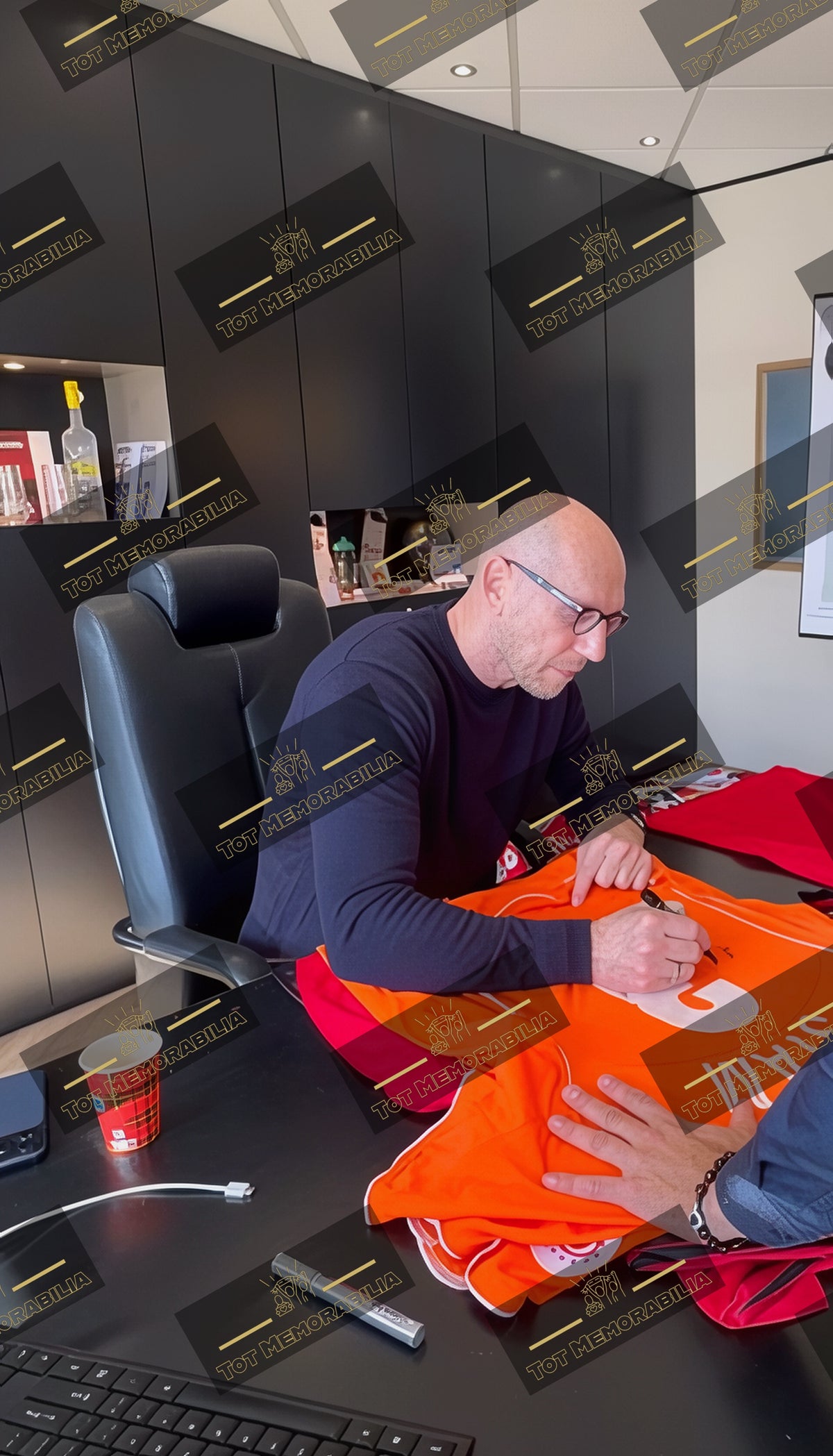 Jaap Stam - Signed Netherlands Shirt - With Proof & COA