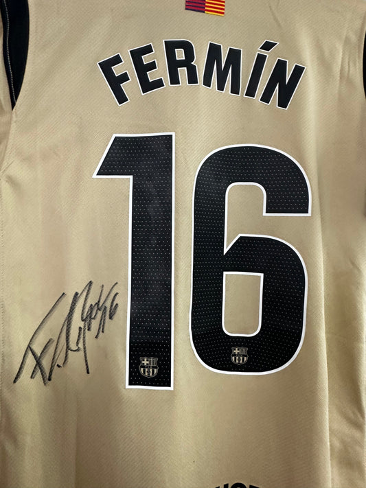 Fermin Lopez Fc Barcelona - Signed Shirt/Jersey - With Proof