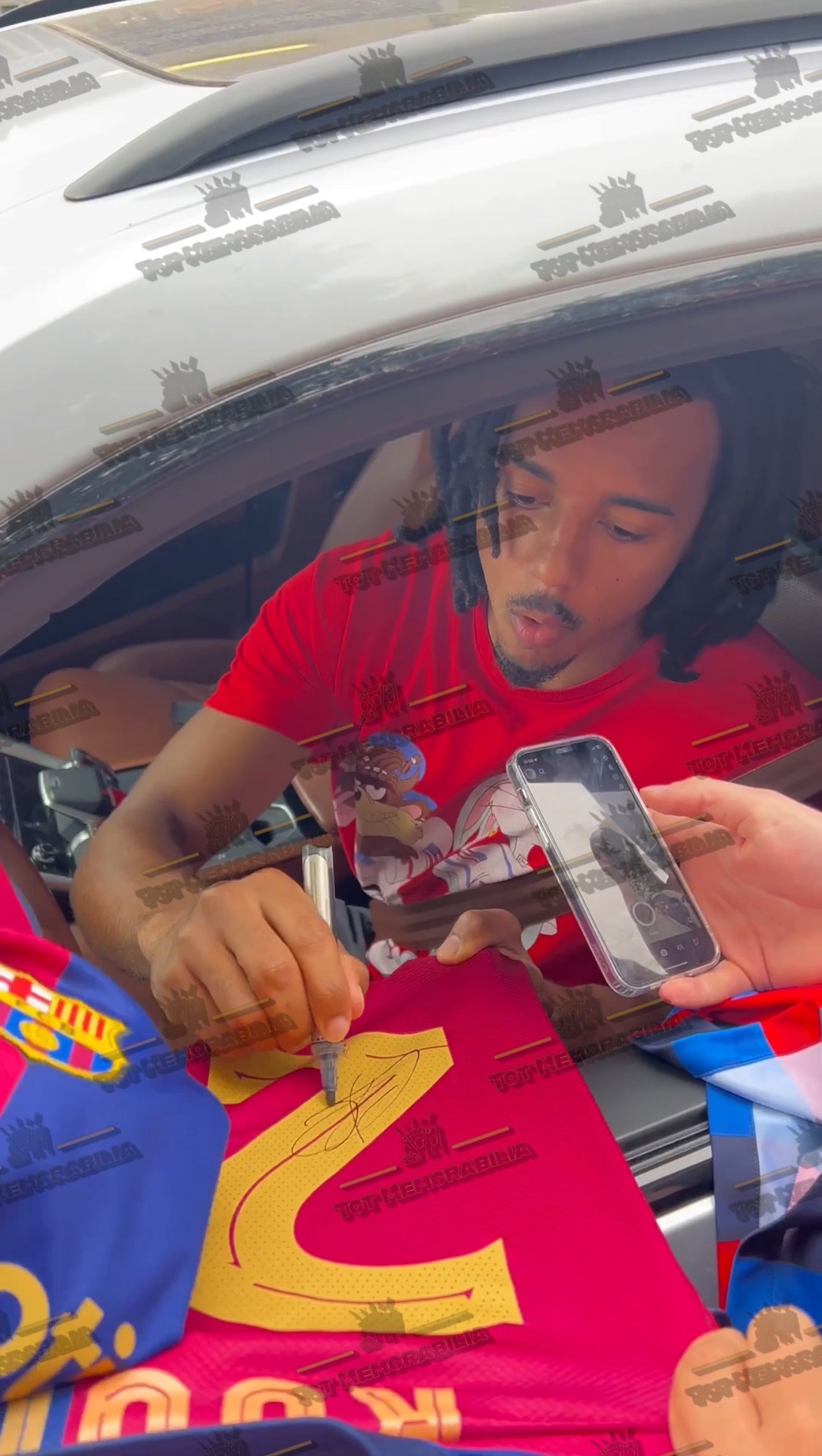 Jules Kounde Fc Barcelona - Signed Shirt/Jersey - With Proof