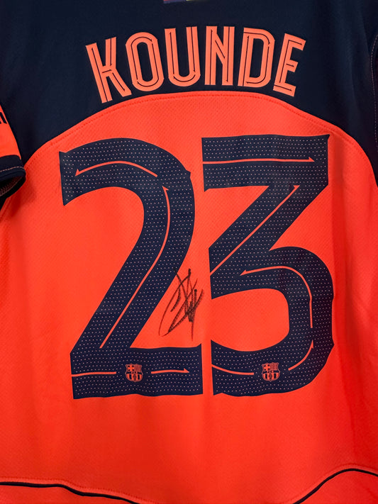 Jules Kounde Fc Barcelona - Signed Shirt/Jersey - With Proof