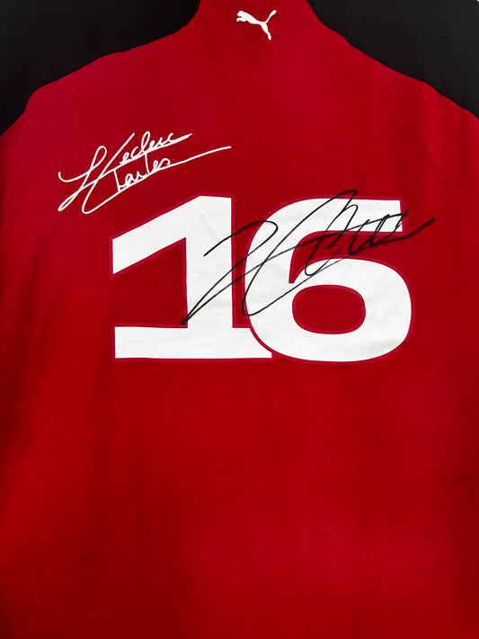 Charles Leclerc Ferrari - Signed Shirt/Jersey - With Proof