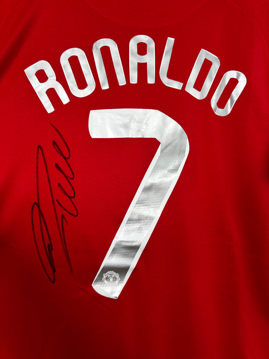 Cristiano Ronaldo Manchester United - Signed Shirt/Jersey - With Proof
