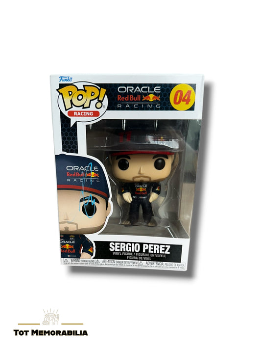 Sergio Perez Red Bull - Signed Funko Pop - With Proof