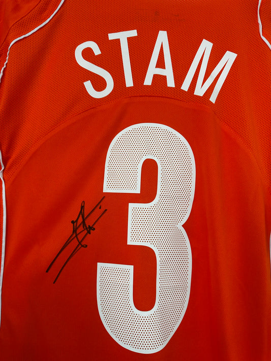 Jaap Stam - Signed Netherlands Shirt - With Proof & COA