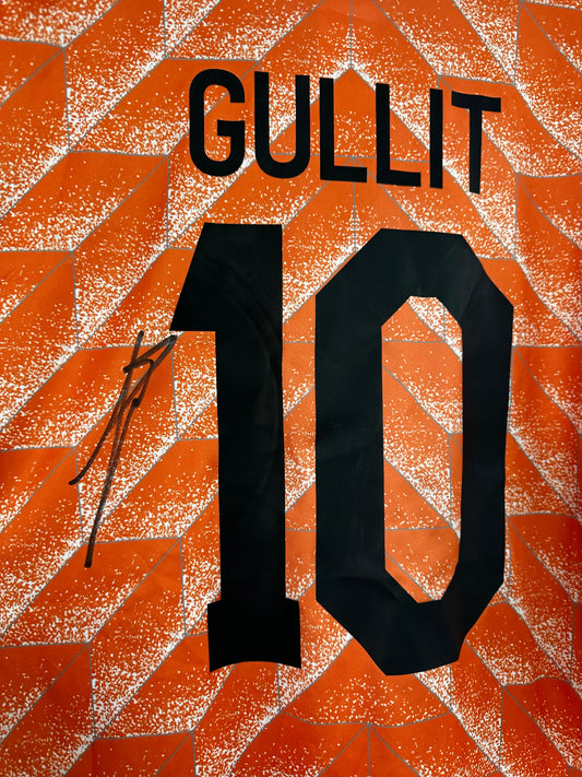 Ruud Gullit Netherlands - Signed Shirt/Jersey - With Proof
