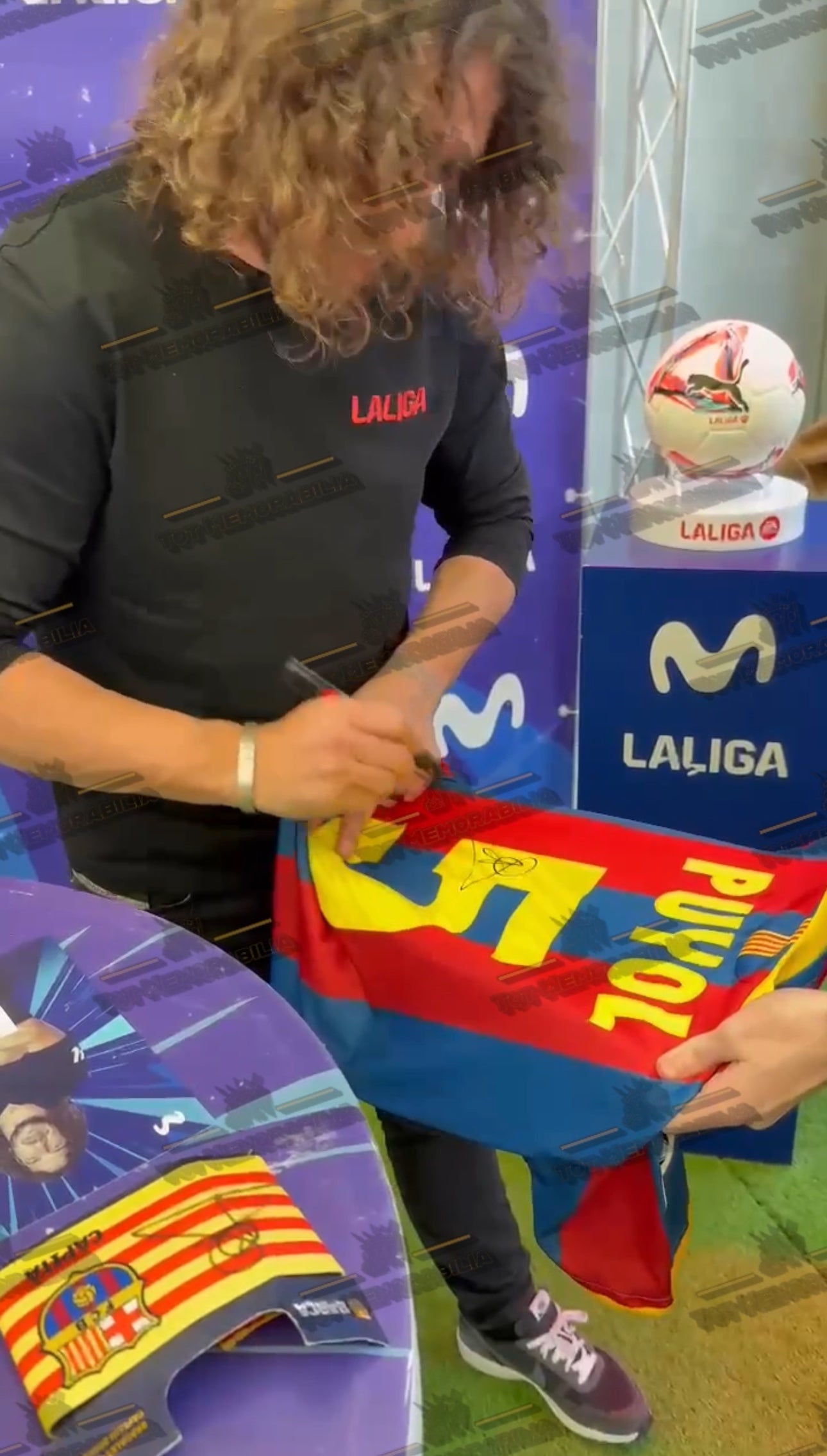 Puyol Fc Barcelona - Signed Shirt/Jersey - With Proof