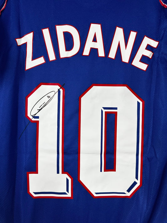 Zinedine Zidane France - Signed Shirt/Jersey - With Proof