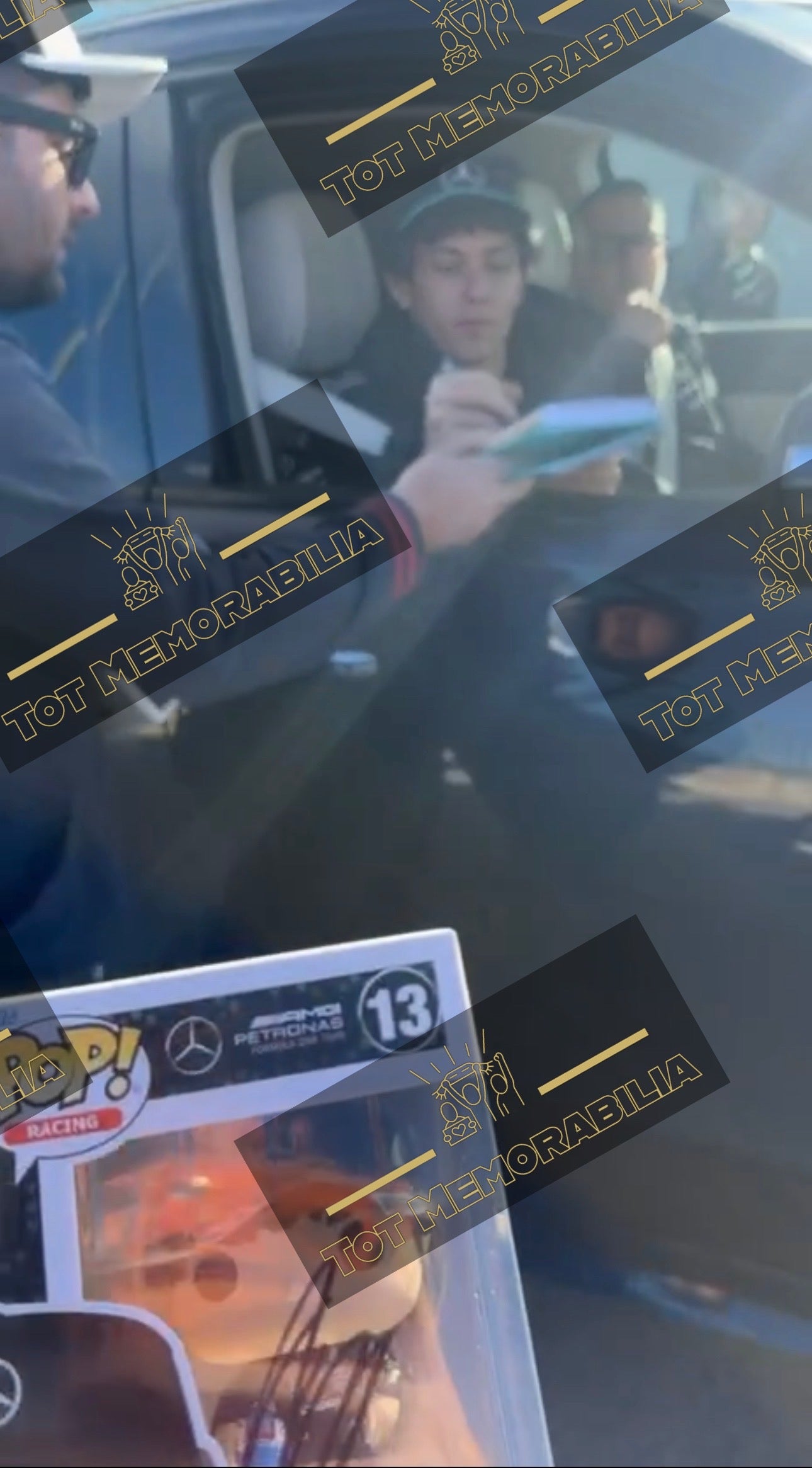 Kimi Antonelli Mercedes - Signed Funko Pop - With Proof