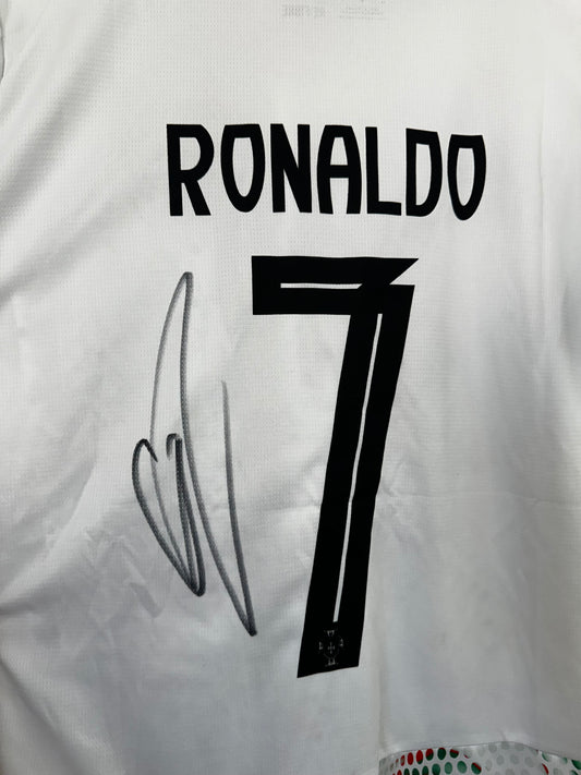 Cristiano Ronaldo Portugal - Signed Shirt/Jersey - Proof