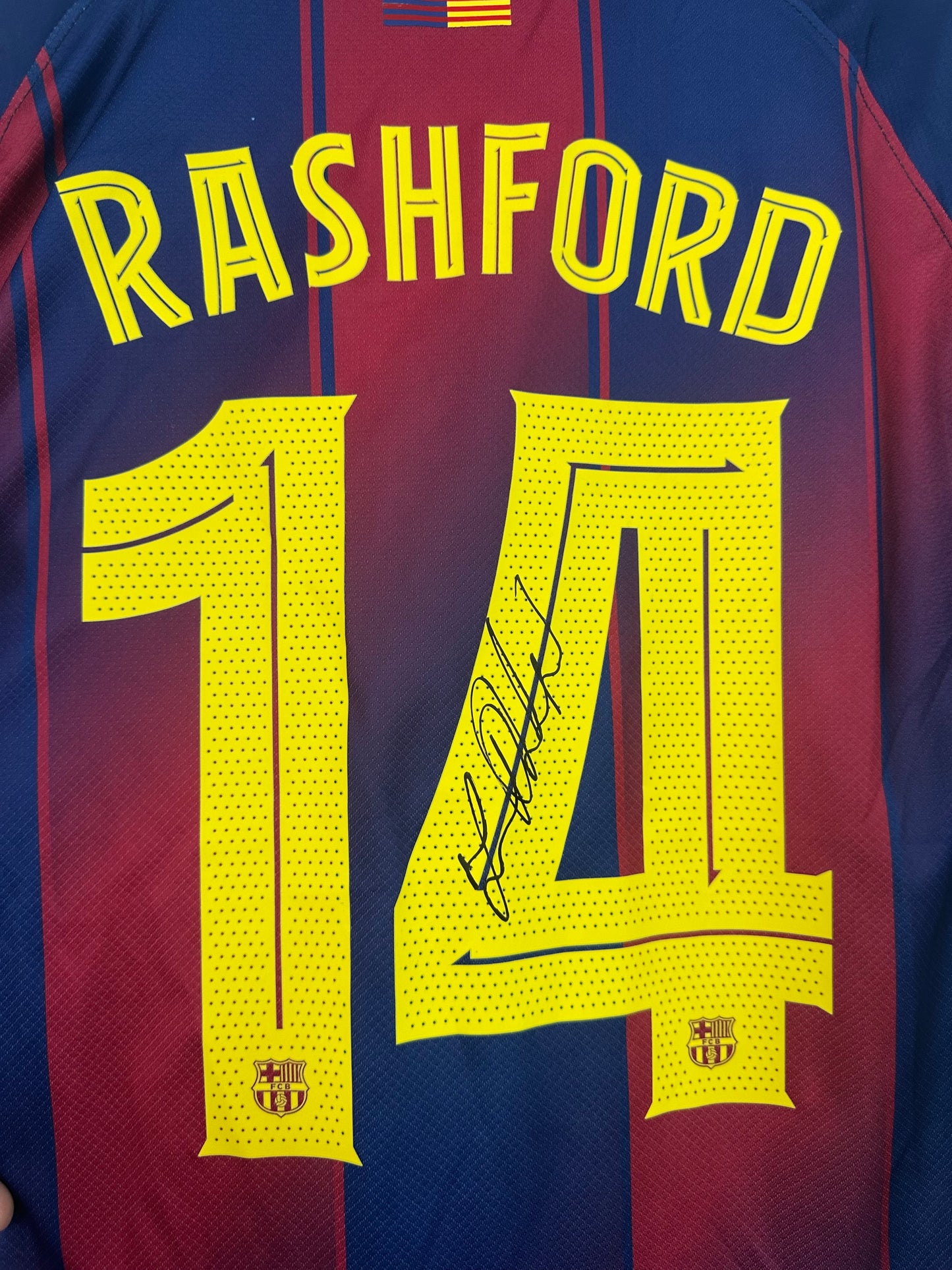 Marcus Rashford Fc Barcelona - Signed Shirt/Jersey - With Proof