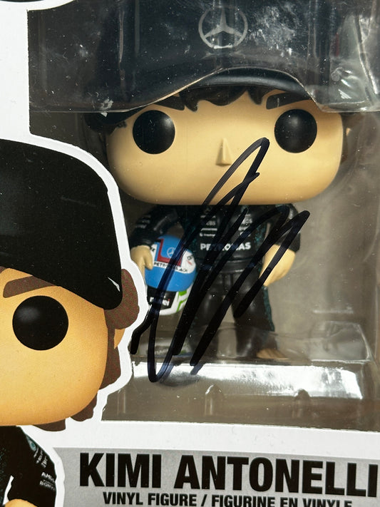 Kimi Antonelli Mercedes - Signed Funko Pop - With Proof