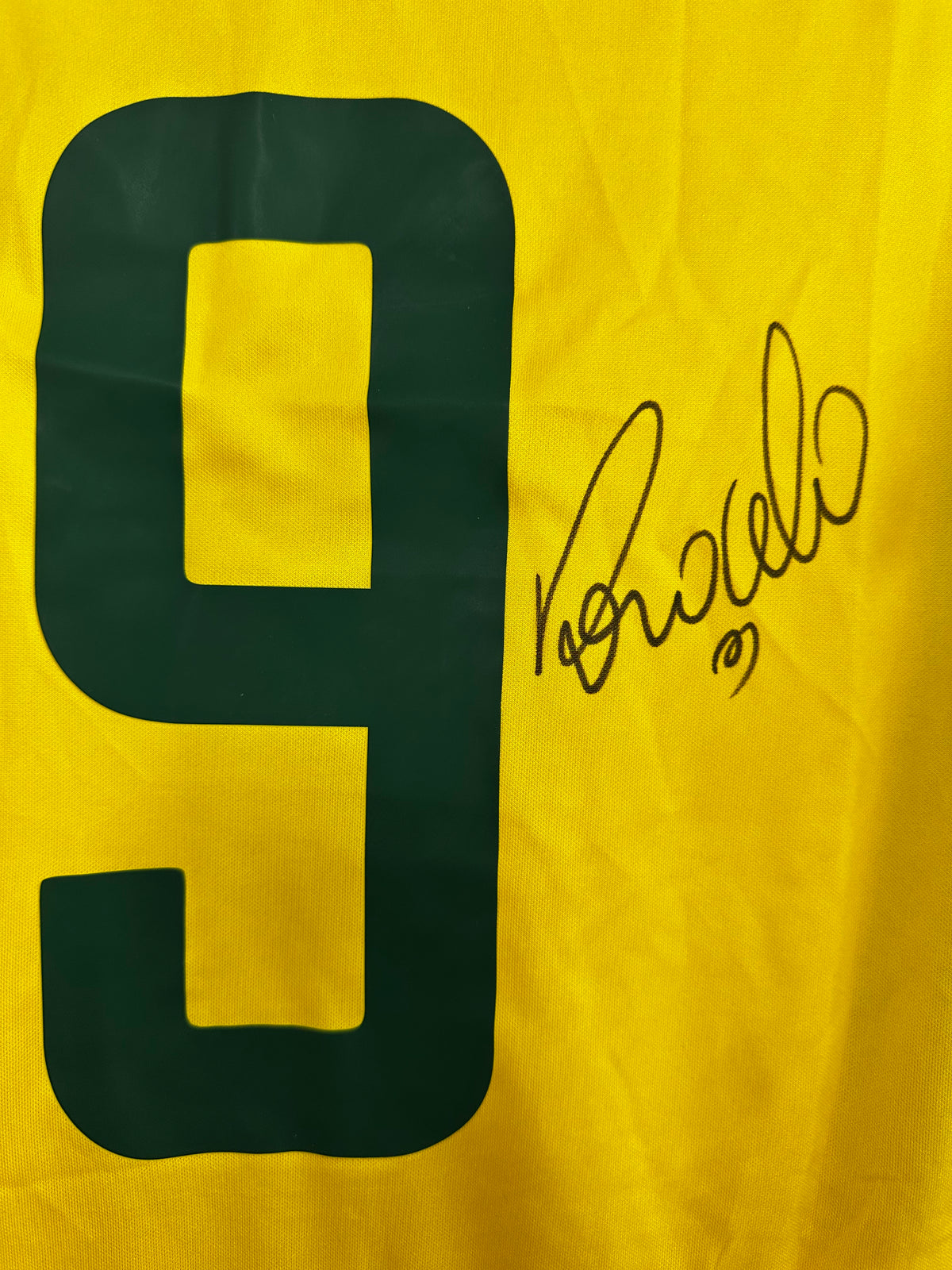 Ronaldo Nazario Brazil - Signed Shirt/Jersey - With Proof