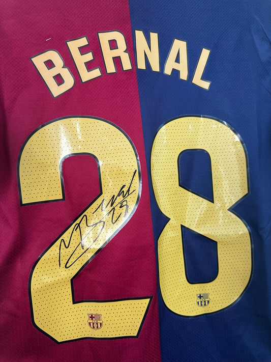 Marc Bernal Fc Barcelona - Signed Shirt/Jersey - With Proof