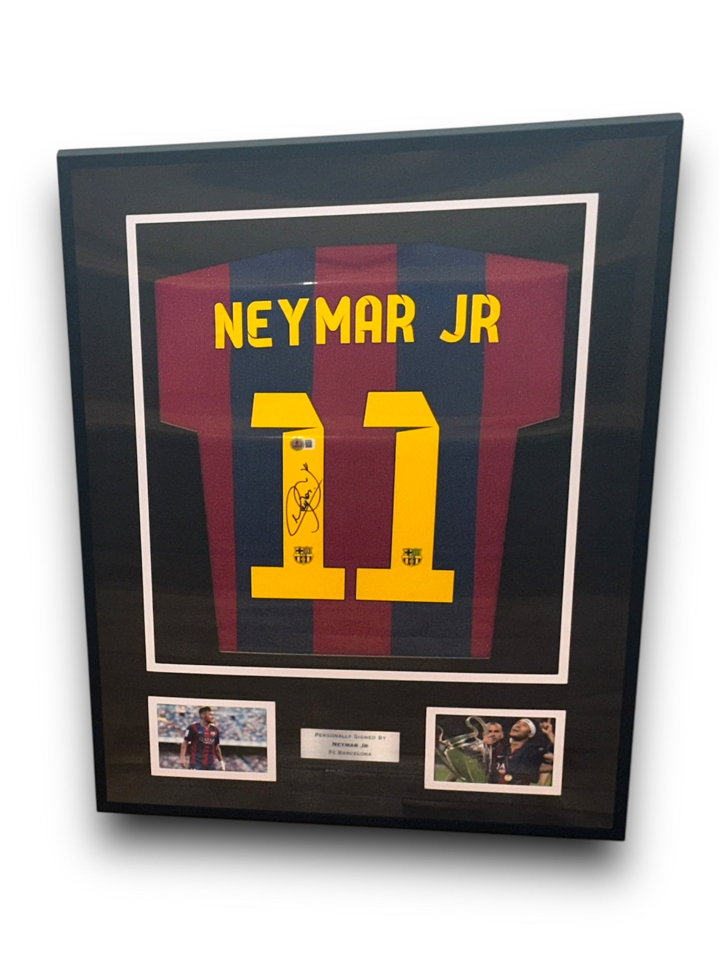 Neymar Jr Fc Barcelona - Signed & Framed Shirt/Jersey - BECKETT COA