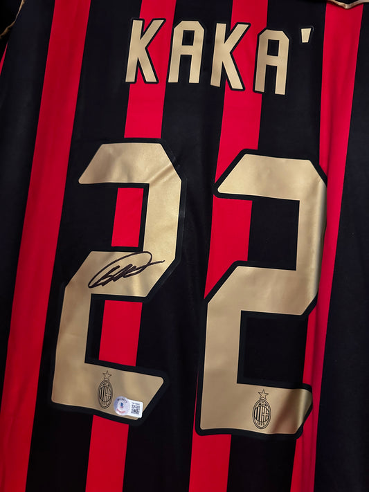 Ricardo Kaka AC Milan - Signed Jersey/Shirt - Beckett COA