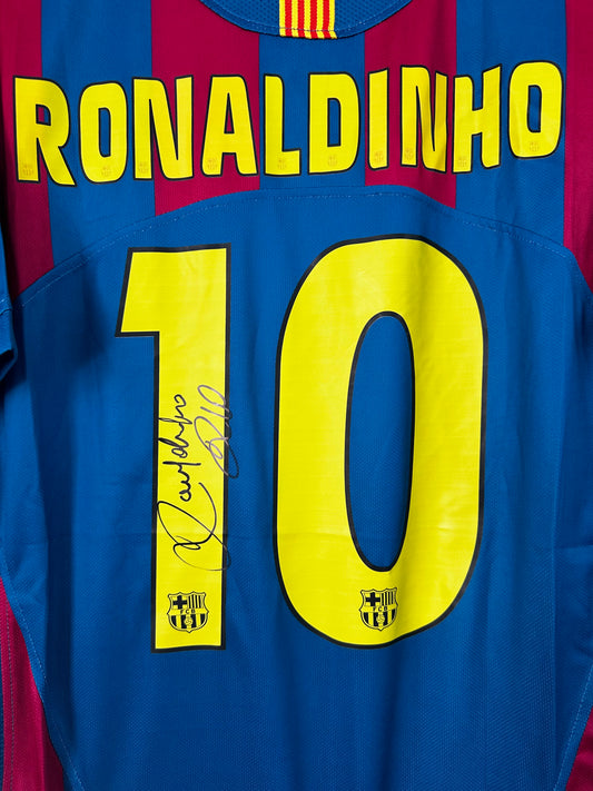 Ronaldinho Fc Barcelona - Signed Shirt/Jersey - With Proof