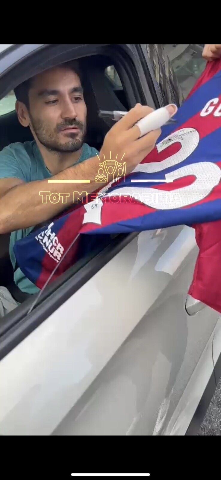 İlkay Gündoğan Signed FC Barcelona Shirt Jersey WITH Video PROOF