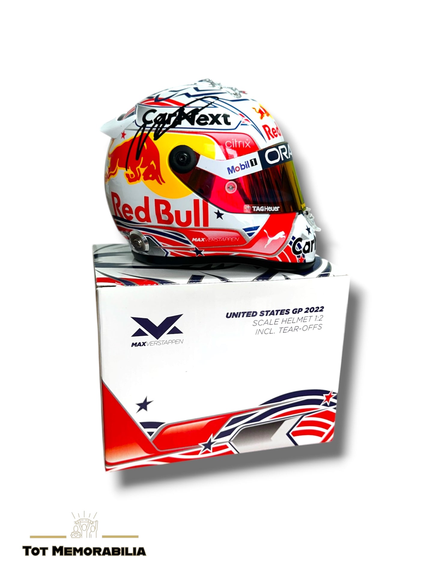 Max Verstappen Red Bull - Signed Helmet - With Proof