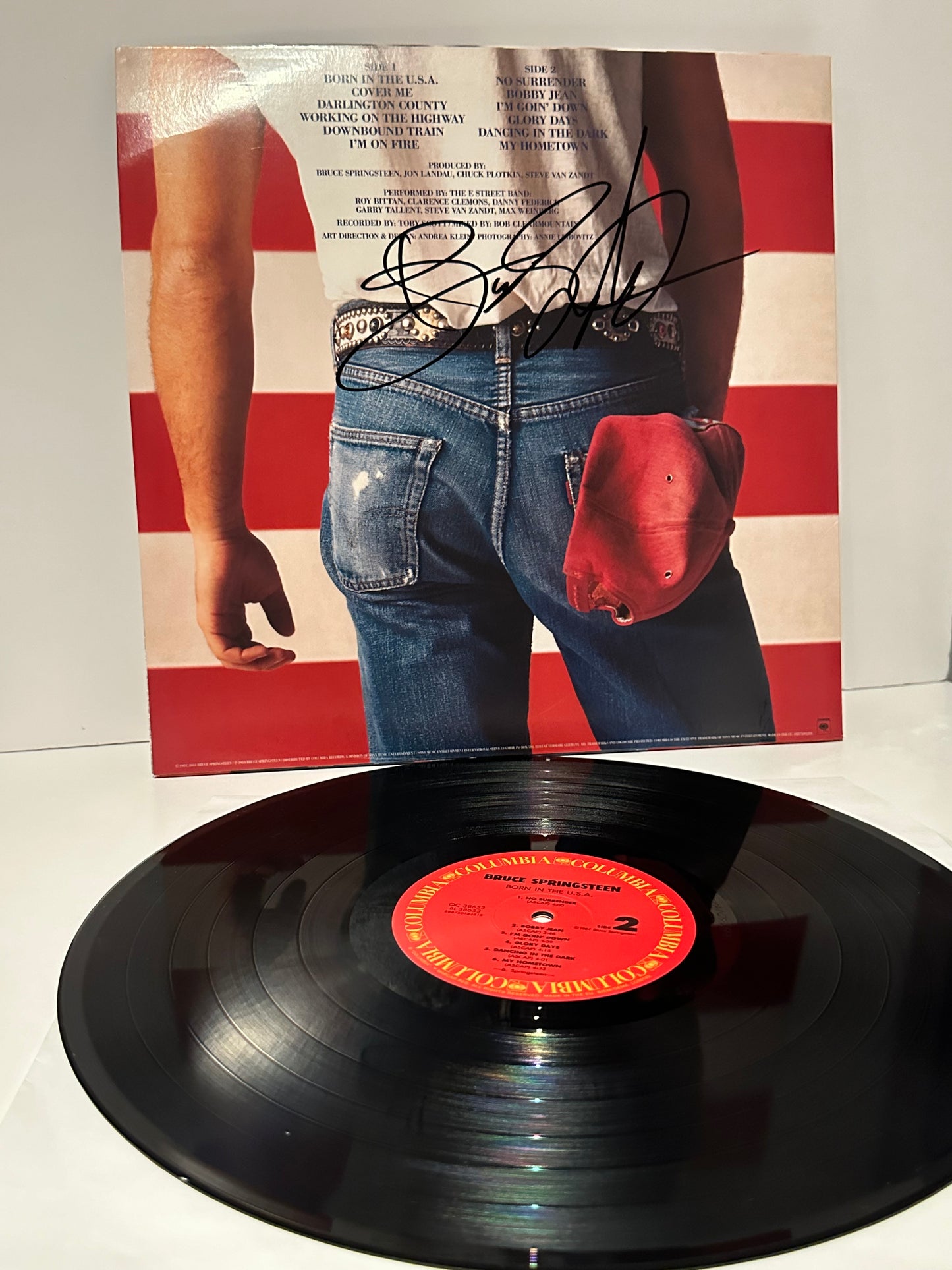 Bruce Springsteen - Signed Born In The Usa Album - With Proof