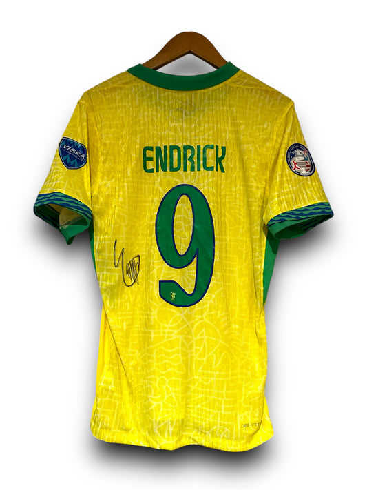 Endrick Brazil - Signed Shirt/Jersey - With Proof