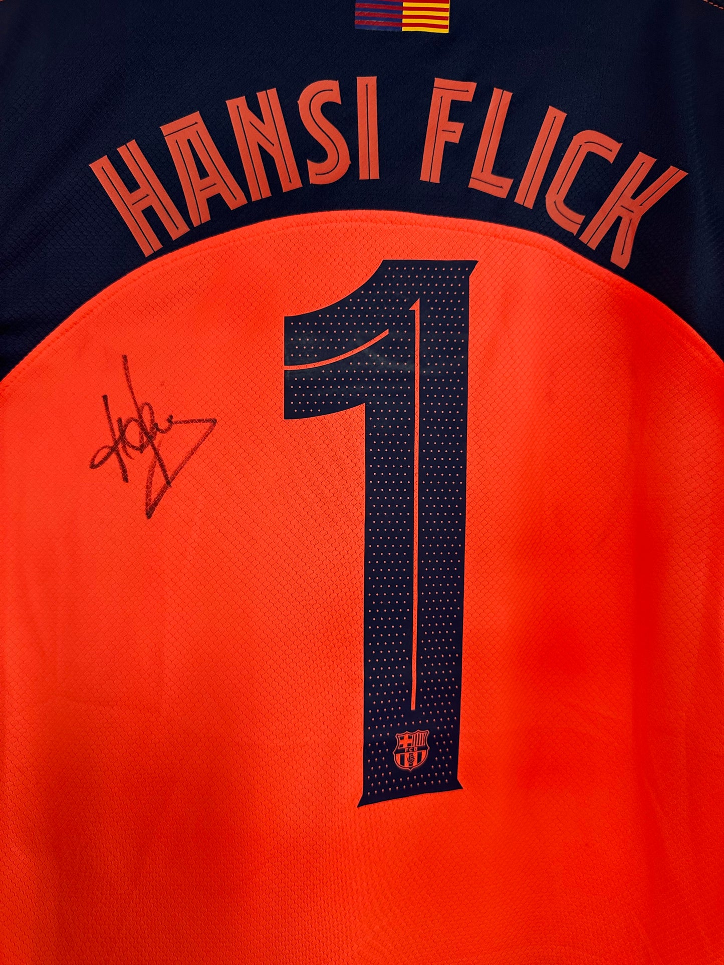 Hansi Flick Fc Barcelona - Signed Shirt/Jersey - With Proof