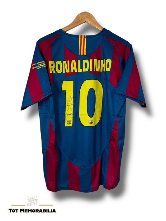 Ronaldinho Fc Barcelona - Signed Shirt/Jersey - With Proof