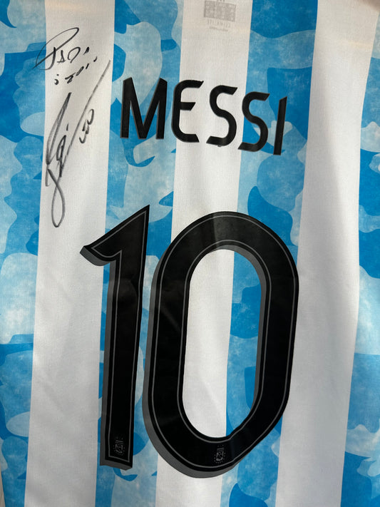 Lionel Messi Argentina - Signed Shirt/Jersey - With Proof