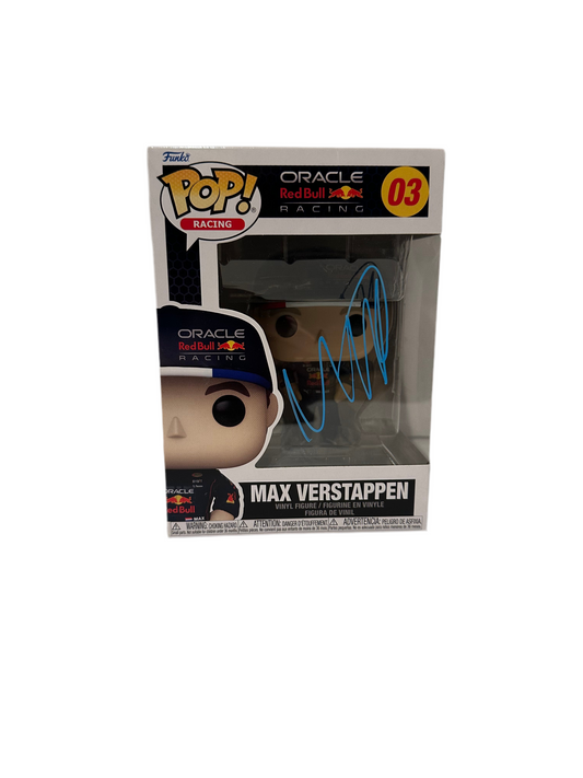 Max Verstappen - Signed Funko Pop - PROOF