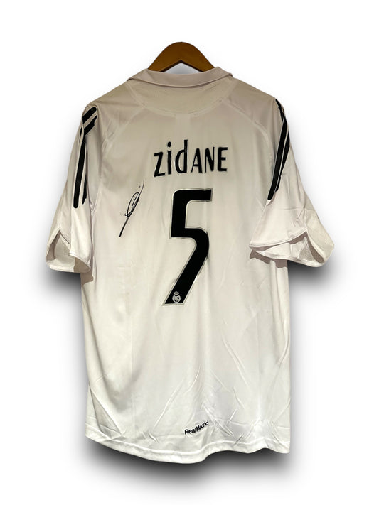 Zinedine Zidane Real Madrid - Signed Shirt/Jersey - Video Proof