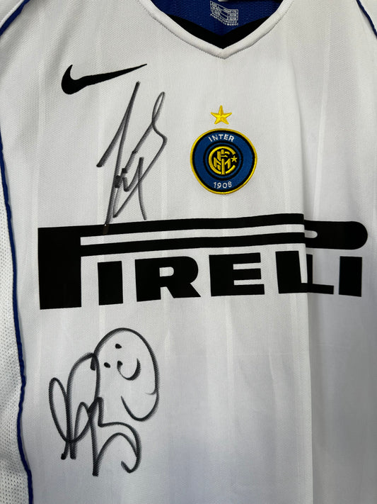 Javier Zanetti & Marco Materazzi Inter Milan - Signed Shirt/Jersey - Proof