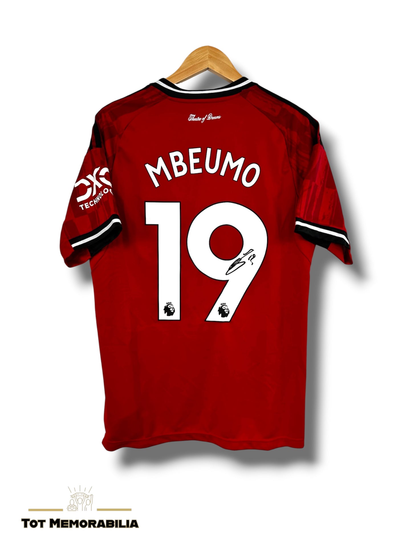 Bryan Mbeumo Manchester United - Signed Shirt/Jersey - With Proof