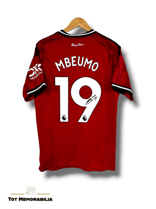 Bryan Mbeumo Manchester United - Signed Shirt/Jersey - With Proof