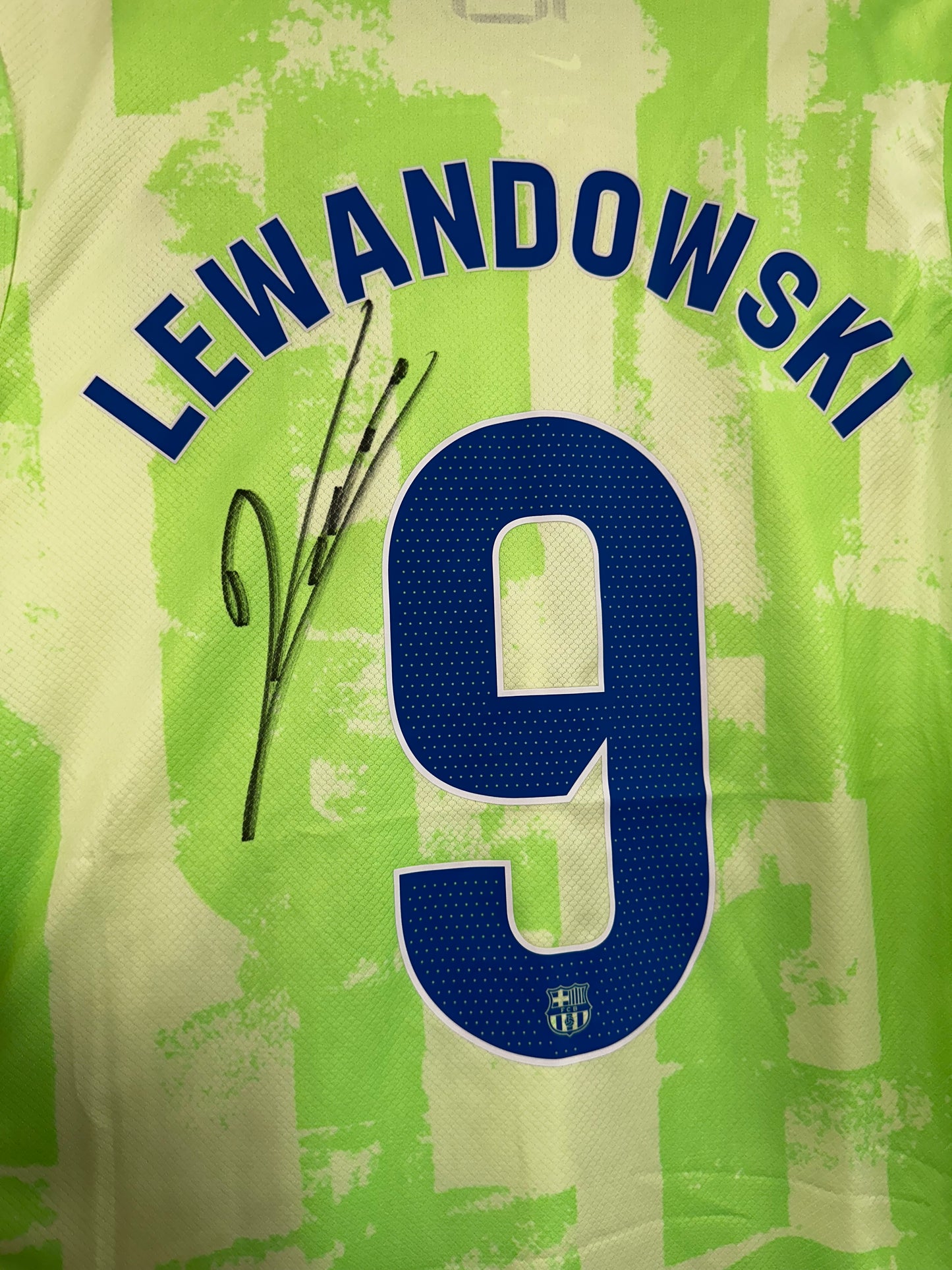 Robert Lewandowski Fc Barcelona - Signed Shirt/Jersey - With Proof