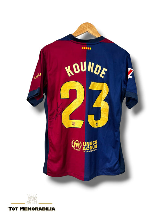 Jules Kounde Fc Barcelona - Signed Shirt/Jersey - With Proof