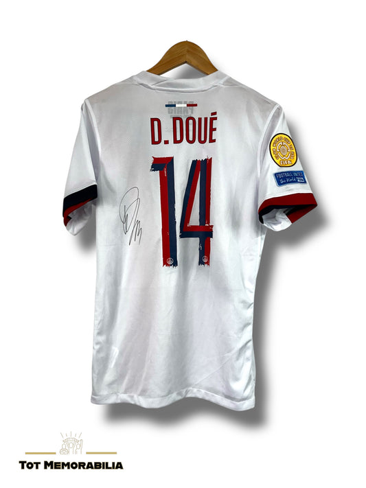 Desire Doue PSG - Signed Shirt/Jersey - With Proof