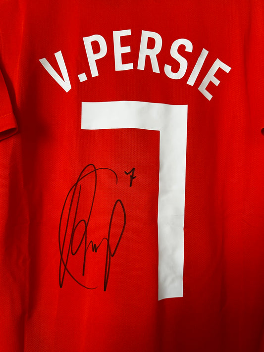 Robin van Persie Netherlands - Signed & Framed Shirt/Jersey - Signing Session