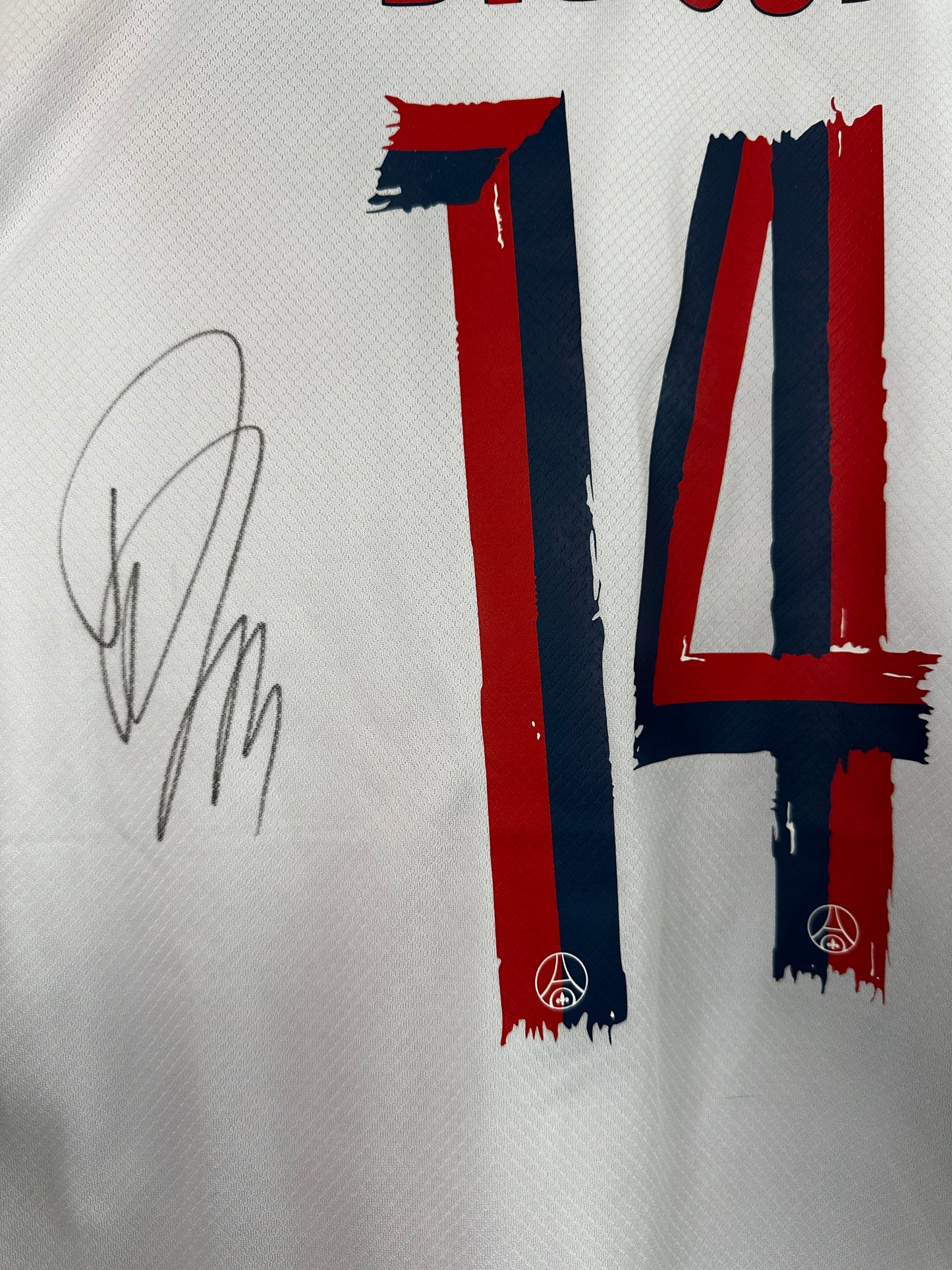 Desire Doue PSG - Signed Shirt/Jersey - With Proof