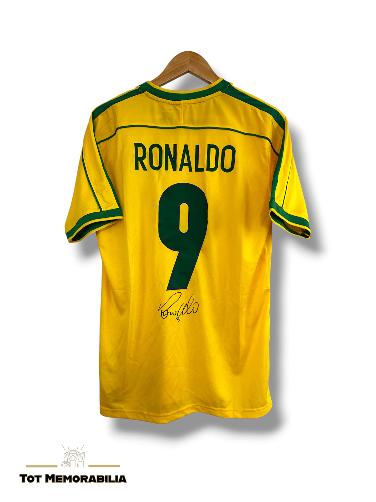 Ronaldo Nazario Brazil - Signed Shirt/Jersey - With Proof