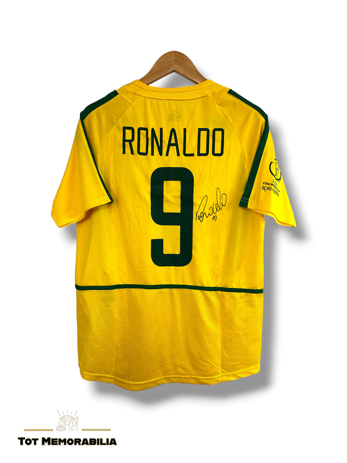 Ronaldo Nazario Brazil - Signed Shirt/Jersey - With Proof