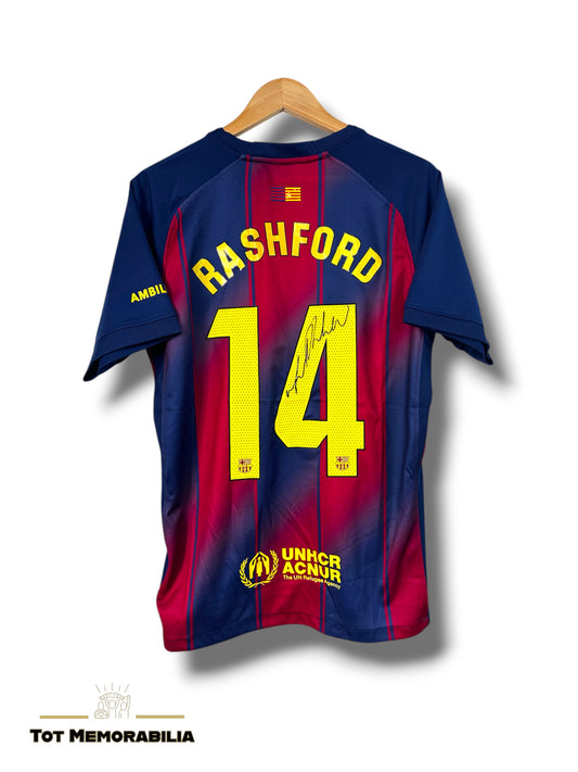 Marcus Rashford Fc Barcelona - Signed Shirt/Jersey - With Proof