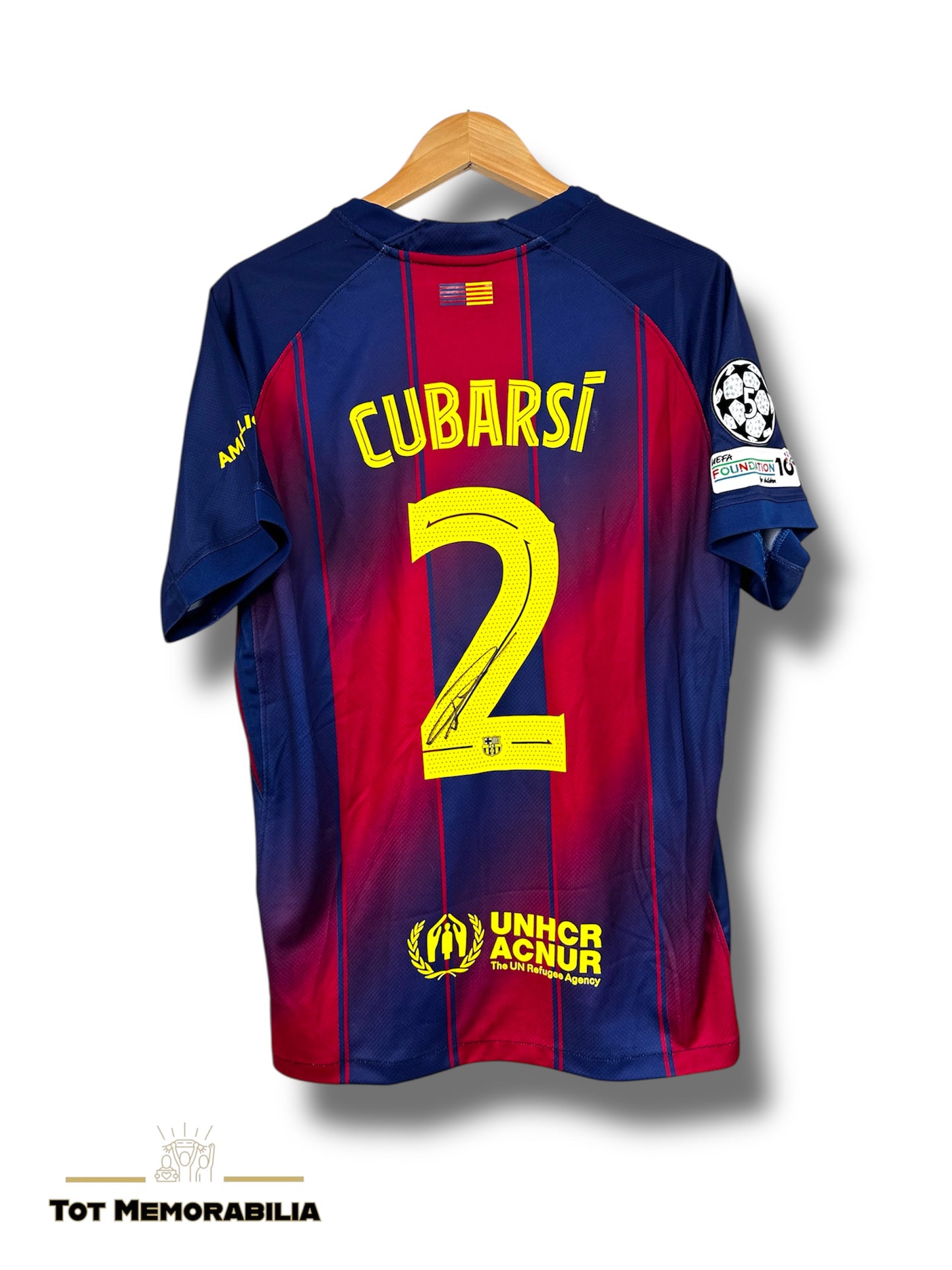 Pau Cubarsi Fc Barcelona - Signed Shirt/Jersey - With Proof