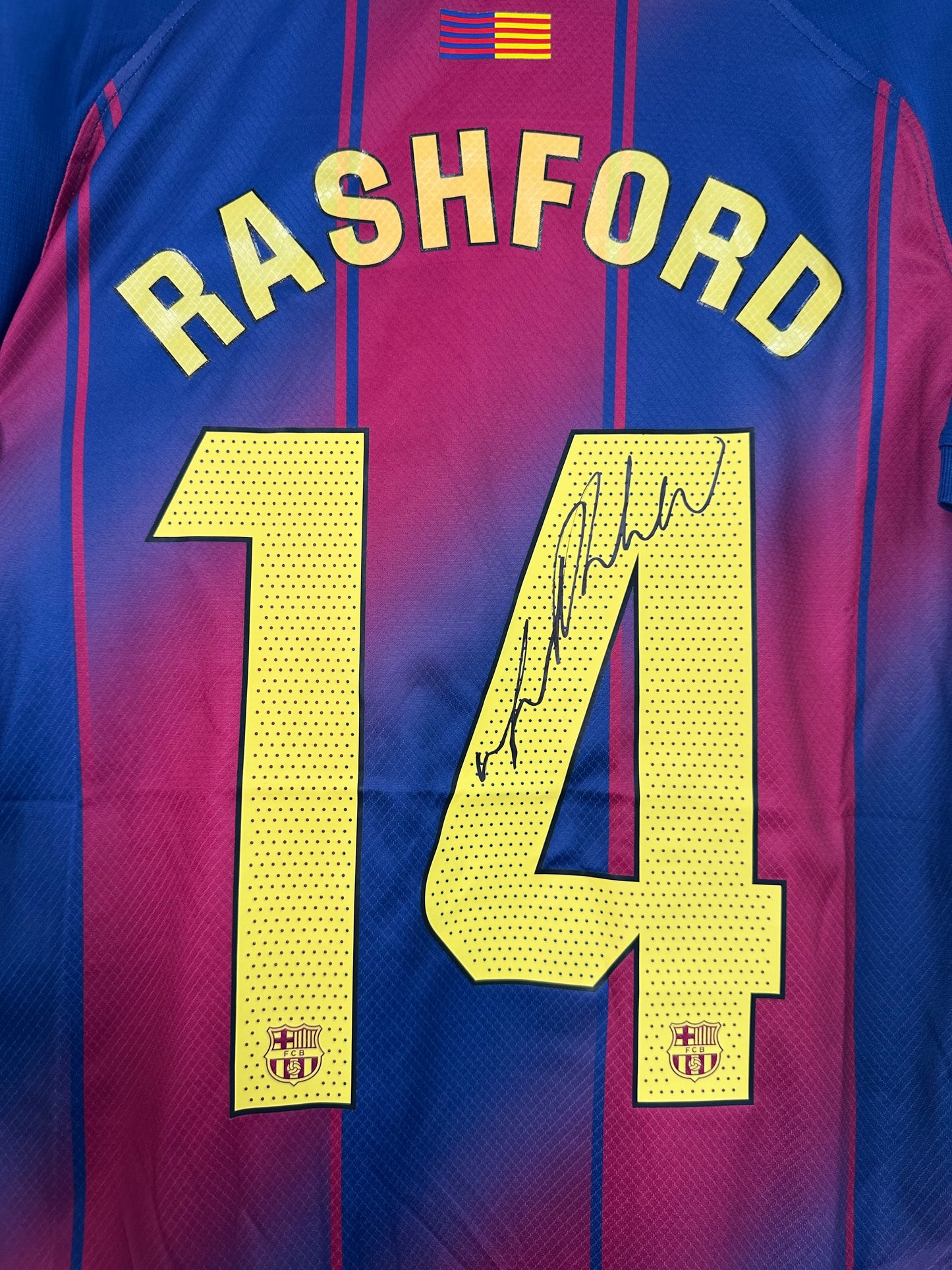 Marcus Rashford Fc Barcelona - Signed Shirt/Jersey - With Proof