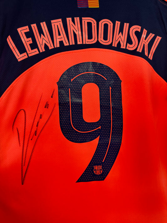 Robert Lewandowski Fc Barcelona - Signed Shirt/Jersey - With Proof