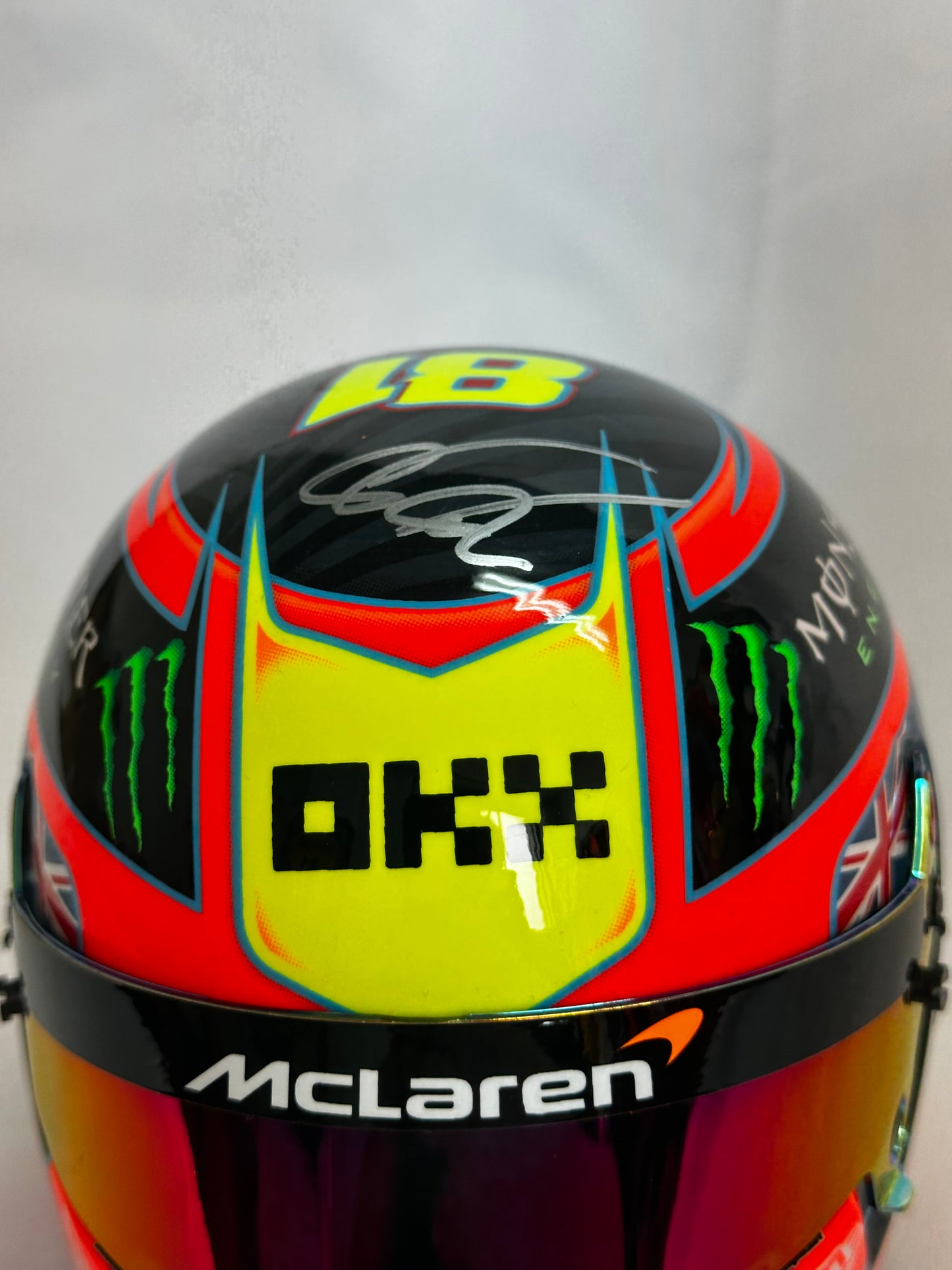 Oscar Piastri McLaren - Signed Helmet - With Proof