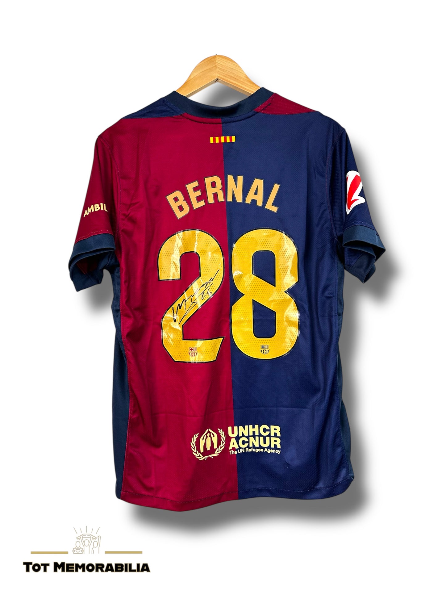 Marc Bernal Fc Barcelona - Signed Shirt/Jersey - With Proof
